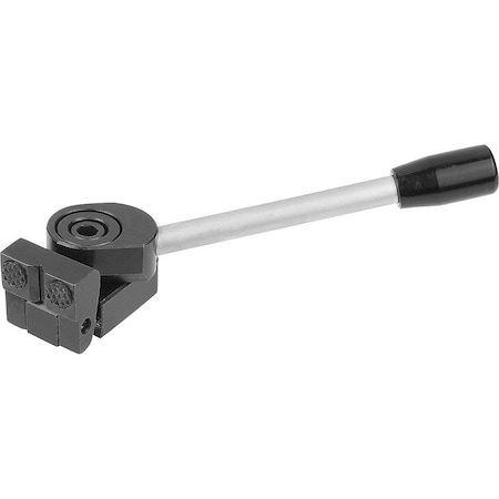 Kipp Side Clamp Left A=38, 5 25X24, Form:C Steel K0035.006035